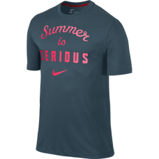 Футболка мужская NIKE 652611-483  Summer Is Serious